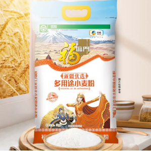 福临门新疆中筋小麦粉10斤 多用途家用面粉